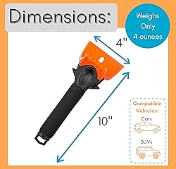 BIRDROCK HOME 2 Pack Ice Scraper and Breaker Combo