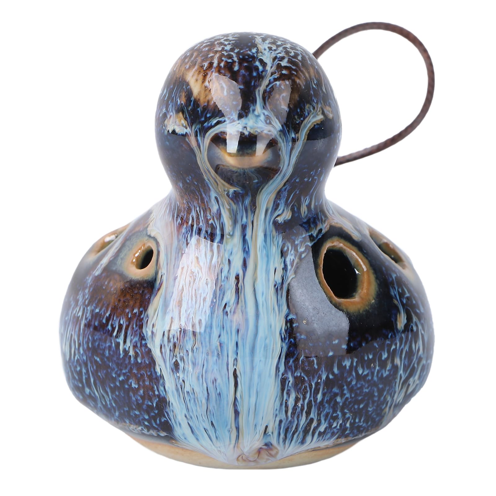 6 Hole Ocarina Bird Shaped Ocarina Music Instrument Masterpiece for Beginner Professional Performer Portable Decor