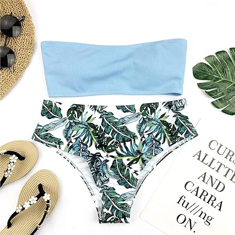 flower bandeau bikini