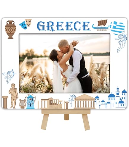 Beach-Themed Picture Frame 4x6 – Coastal Decor For Vacation Photos, Perfect Gift For Couples Or Beach Lovers