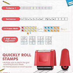 Nezyo Rolling Stamp 2 Squares Self Inking Black Ink