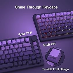ONROCL Side Print PBT Keycaps - Double Shot/Shine
