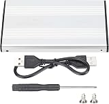 Annadue 2.5in 3TB Portable External Hard Drive Enclosure USB2.0 HDD SSD Silver view 7