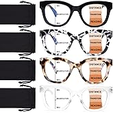 CHOFILORD Progressive Multifocus Reading Glasses for Women Men Blue Light Blocking Computer No Line Multifocal Readers