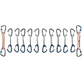 TRANGO Sport Climbing Package - Wiregate and Locking Quickdraw Set | Includes ten Phase quickdraws, four React Screwlocks and two Low Bulk slings for a complete outdoor sport rack