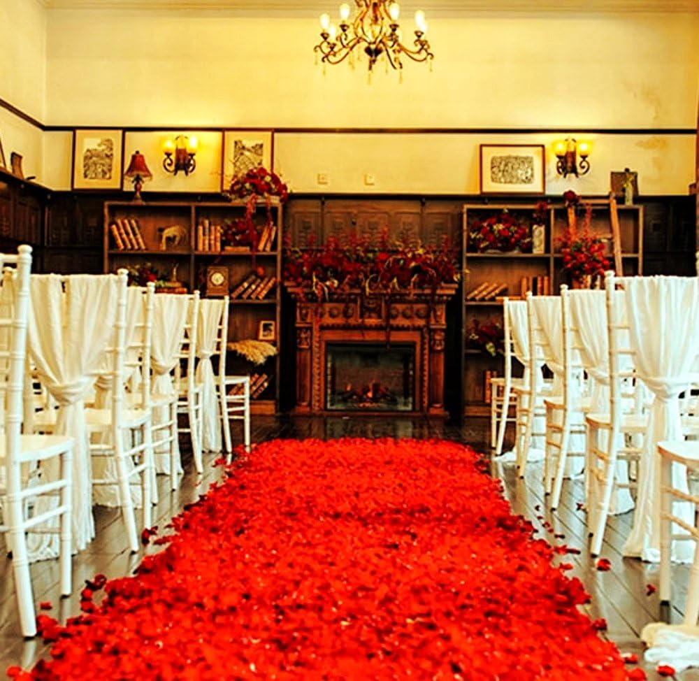 CHSYOO 1000 x Artificial Flora Petal Roses Flowers Confetti - Image 4
