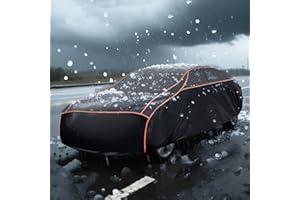 IAUTAXESORIZ Hail Protector Car Cover, Thickened Multi-Layered EVA Car Hail Protector Size A3 Fit for Toyota Camry, Honda Accord, Ford Mustang, Chevy Camaro/Malibu,Kia Optima/K5 (187-198 inch)