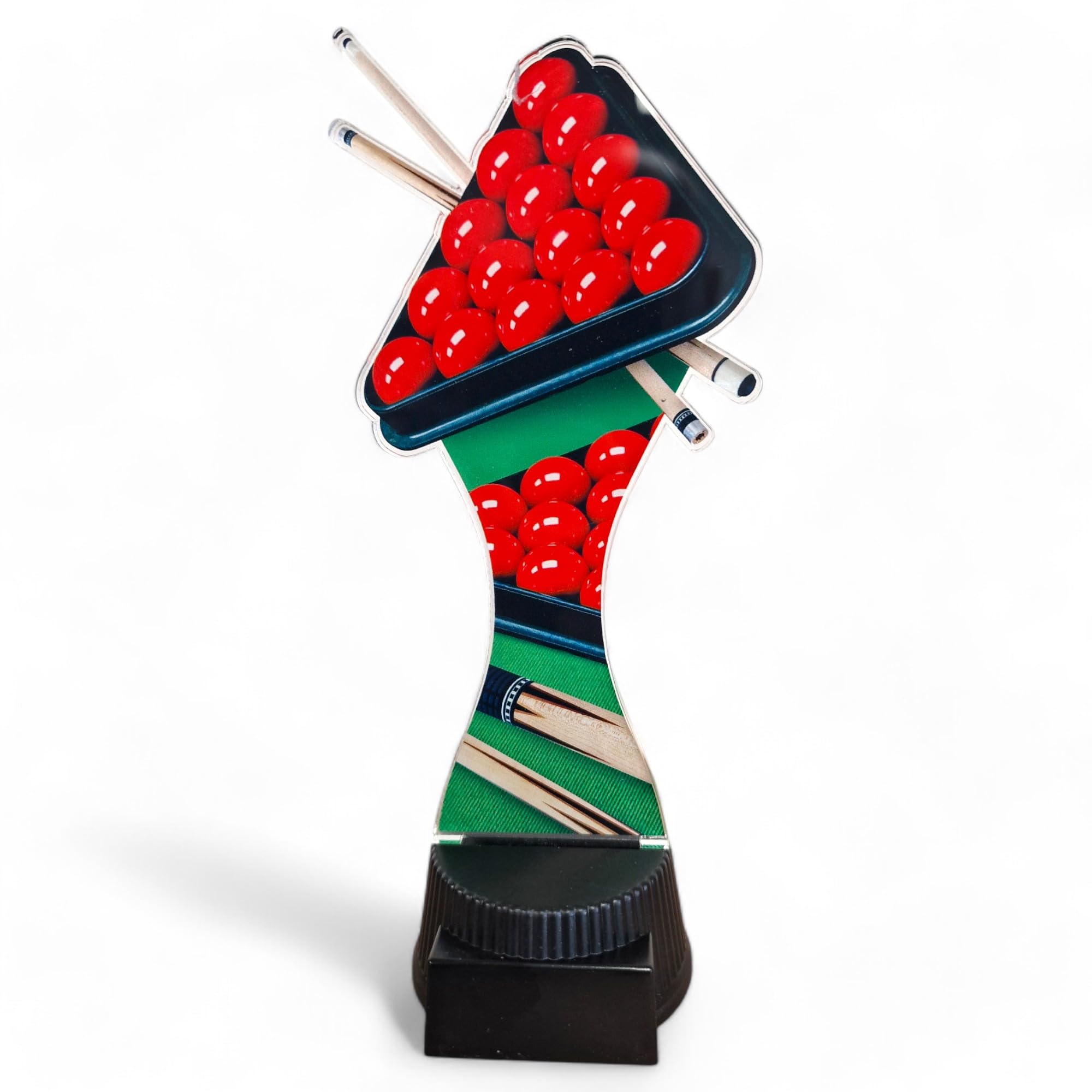 Trophy Monster Toronto Snooker Trophy Size 190mm | for Clubs, Events & Competitions | Made from 6mm thick Printed Acrylic