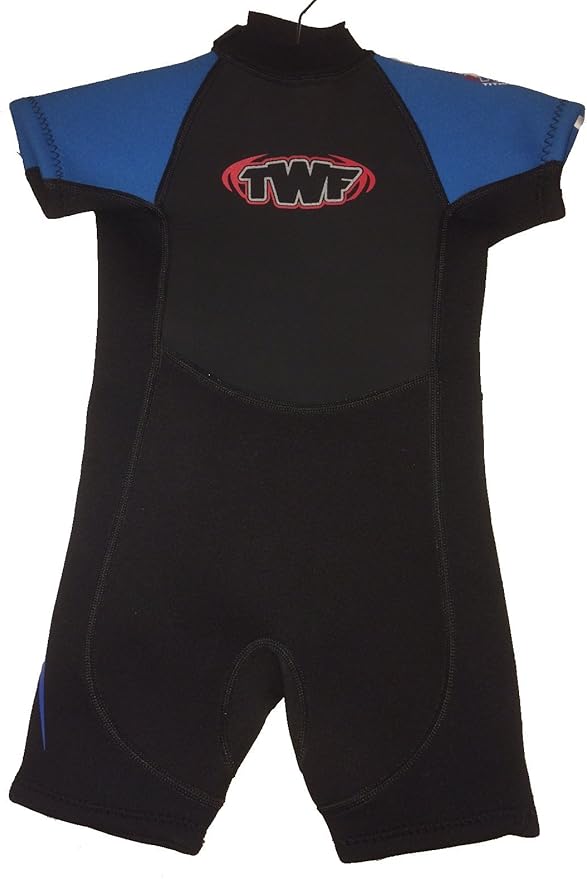 TWF Child's Shortie Wetsuit 2.5mm (K04) for Ages 34 years, Chest Size
