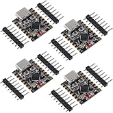 AOICRIE 4pcs ESP32 ESP32-C3 Development Board ESP32 C3 Supermini WiFi Bluetooth Module ESP32C3 160MHz Running Frequency 2.4GHz Wi-Fi &amp; Bluetooth for MicroPython