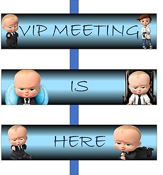 Party Fun Games Door Banner In Boss Baby Theme For Party Decoration Amazon In Toys Games
