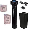 AFWFilters Fleck IRON Pro 2 AFW Filters Combination Water Softener Iron Filter 5600SXT Digital Metered Valve for Whole House (48,000 Grains, Black)