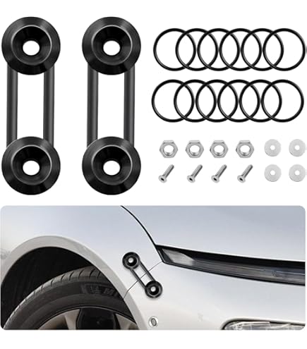 JDM Quick Release Fasteners Kit - Bumper Fender Clips Holders For Universal Car Use