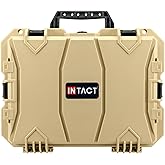 Eylar 18" Intact Series Hard Camera Case, Lightweight and Durable Stacker Design with Foam (Tan)