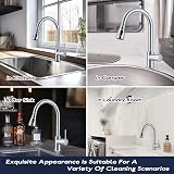 Peppermint Kitchen Taps Mixer Pull Out Spray 360° Swivel Chrome 1 Hole view 4