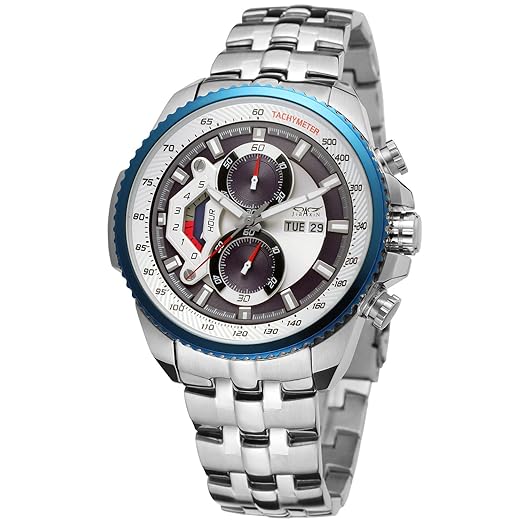 Analog White Dial Mens Watch - 42120LMGI