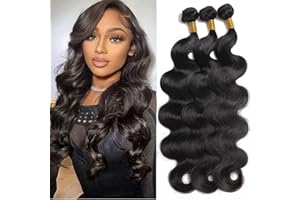 CEPEEN Human Hair Bundles Body Wave Bundles Human Hair 18 20 22 Inch 10A Grade 100% Unprocessed Brazilian Virgin Hair Body Wave 3 Bundles Human Hair Extensions for Black Women Natural Color