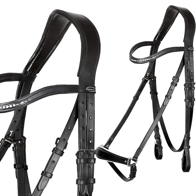 Heinick-Reitsport Trense Hannoveranisch hannoversch Schwarz Weiß ~ Alina ~ WB VB