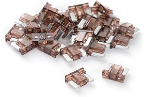 SVZ (25Pcs) 7.5 Amp Low Profile Mini Car Fuses, 7.5A Automotive Fuse, Blade Fuse for Car/RV/Truck/SUV/Motorcycle/Boat