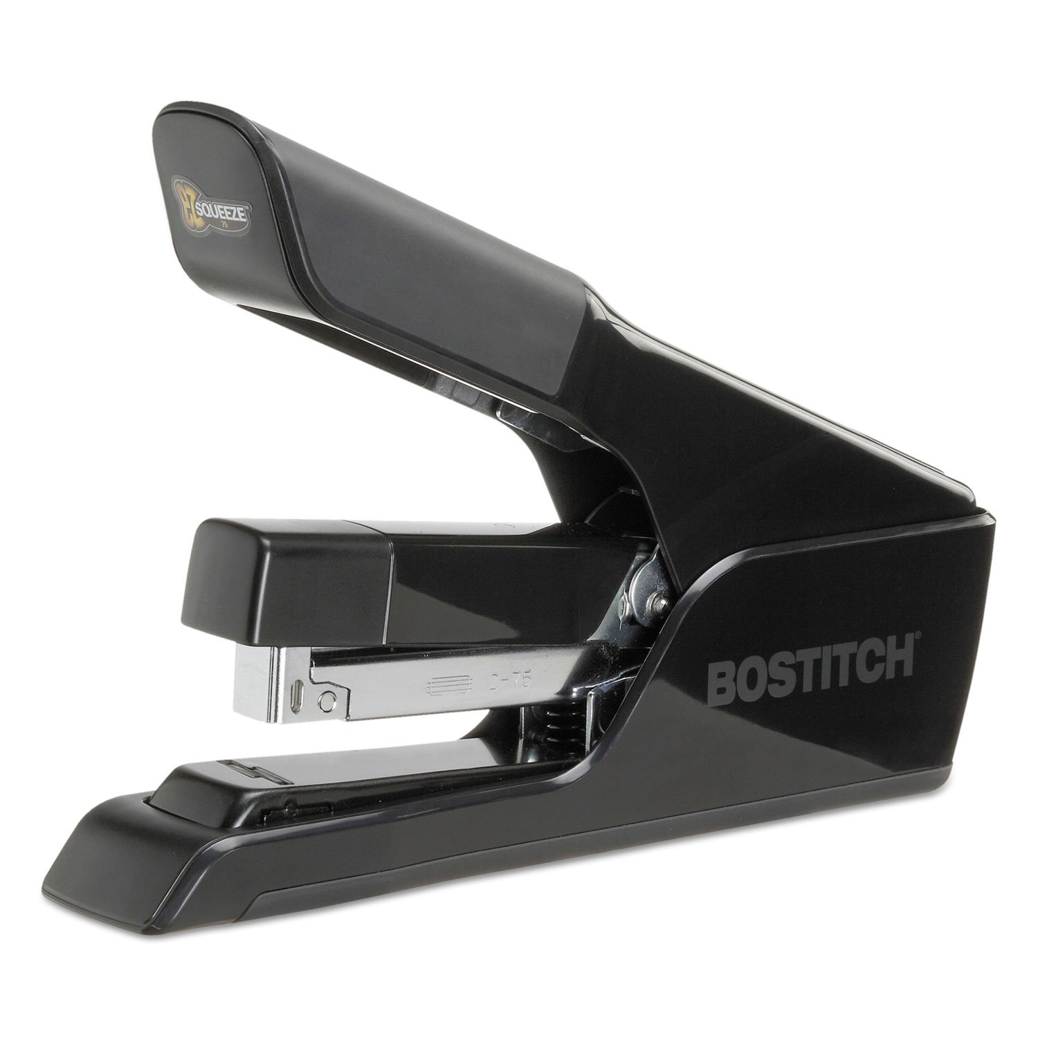 Bostitch Office EZ Squeeze 75 Sheet Flat Clinch Stapler, Reduced Effort, Black (B875) — image 1
