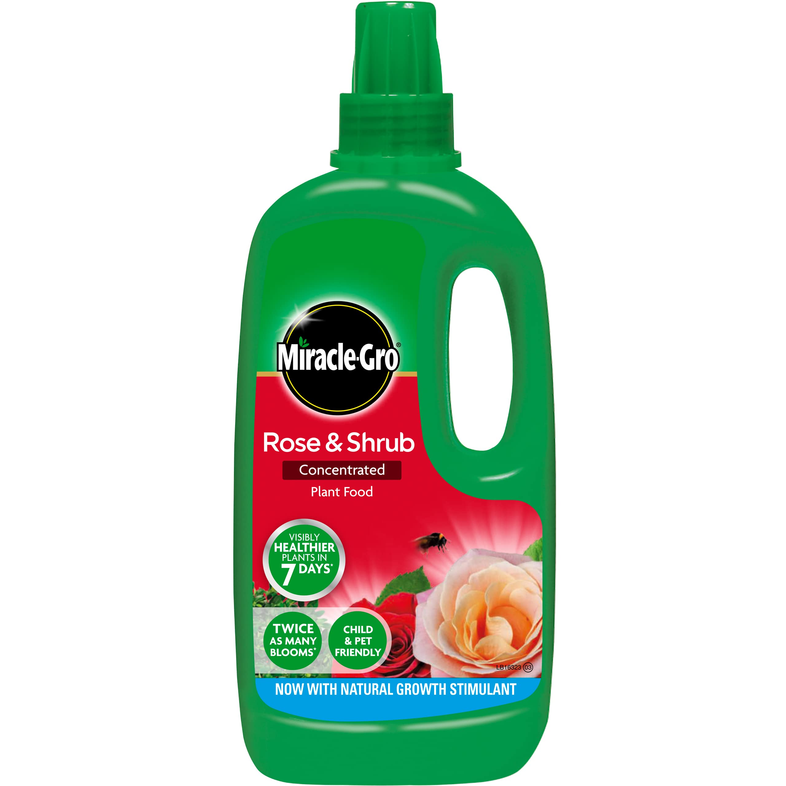 Miracle-Gro Rose & Shrub Concentrated Liquid Plant Food, 1 Litre