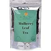 Zi Chun Tea | Organic White Mulberry Leaf Tea Morus alba | Premium Loose Leaf Herbal Tea, Whole Mulberry Leaves, Naturally Caffeine-Free, Herb Hoja de Morera – 3.5 oz