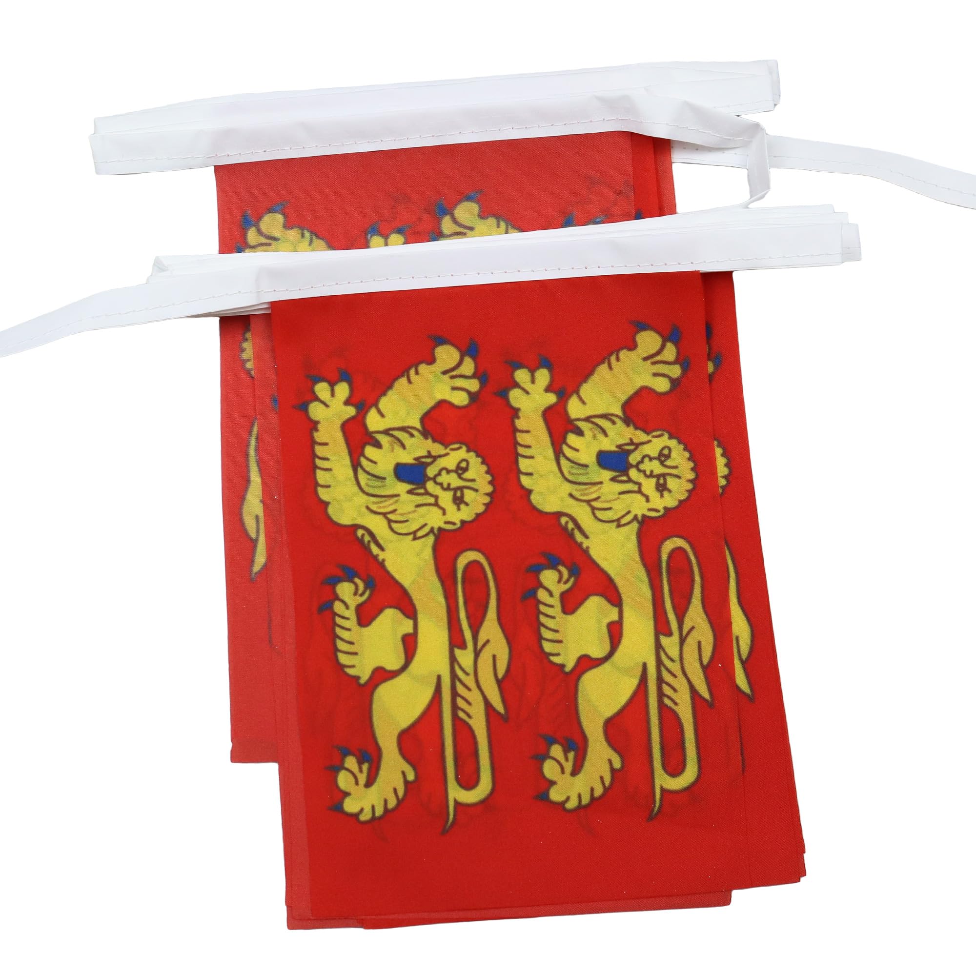 AZ FLAG Lower Normandy Bunting Flag, 20 Ft Garland 20 Small region Basse-Normandie Flags 8'' x 6'', 100% Polyester String Pennant, 6 meters — image 1