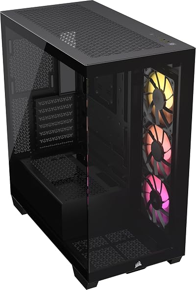 Corsair 3500X ARGB Mid-Tower PC Case Panoramic Tempered Glass