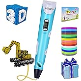 Keiare 3D Pen for Kids with Stencil Book Upgrade 3D Printing Pen Stylo 3D Drawing Pen 3D Printer Pen Creative Fun Toys for Ki