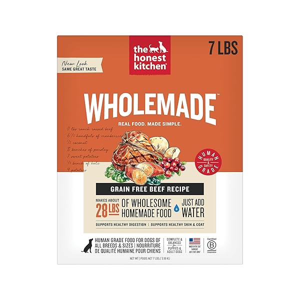THE HONEST KITCHEN HUMAN GRADE WHOLEMADE™ DEHYDRATED GRAIN...