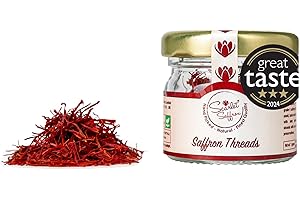 Scarlet Saffron, Finest Pure Premium All Red Spanish Saffron Threads, Grade A+, Finest Grade Saffron for Tea, Paella, Rice, D