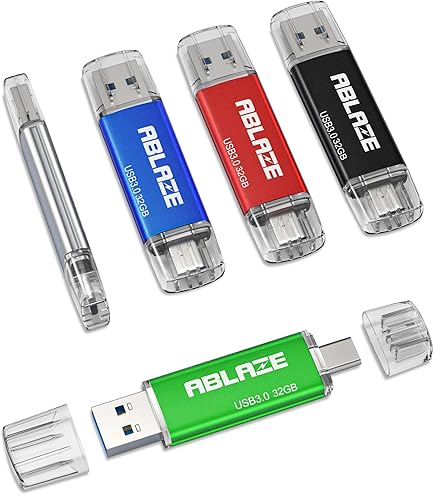 Metal OTG 2 IN 1 Type C pen drive 128GB usb memory stick 4GB 8GB 32GB