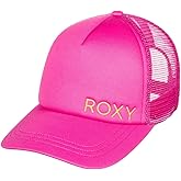 Roxy Women's Finishline Trucker Hat – 100% Cotton Adjustable Cap with Mesh Back, Lightweight and Breathable Style for Travel
