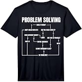 Problem Solving Chart Geek Nerd Computer Programmer Men Performance T-Shirt