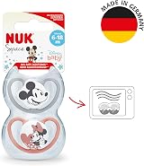 NUK Space Baby Soothe Silicone Dummy 6-18 Months Mickey Minnie 2 Count view 6