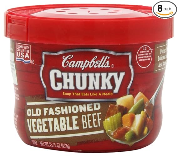 Campbell's chunky Old fashioned vegetable beef soup (051000155351)