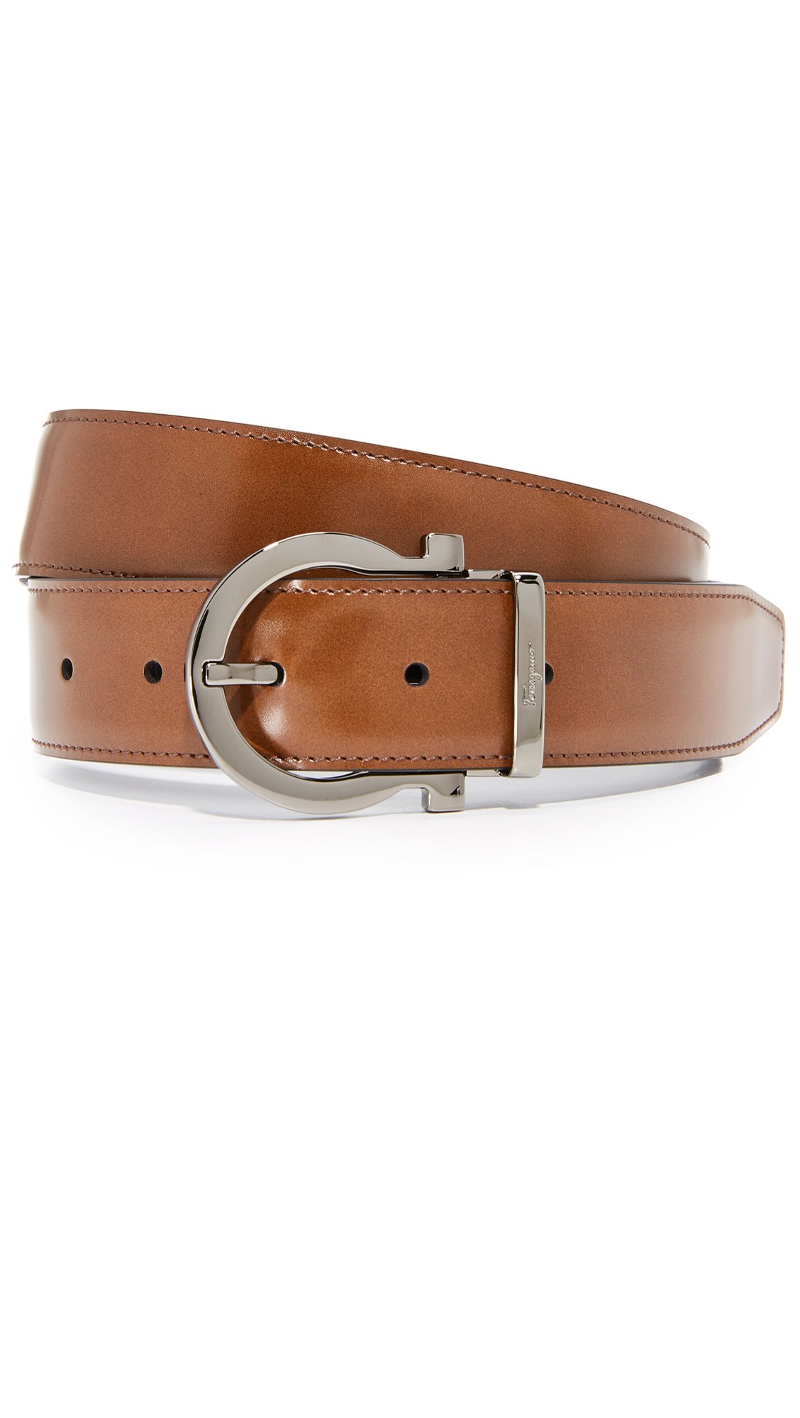 ferragamo single gancini belt
