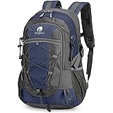 Outplea 25L Small Waterproof Hiking Backpack Day Pack for Men Women, Lightweight Travel Backpack with Padded Straps, Blue