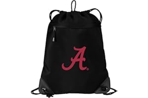 Broad Bay Alabama Drawstring Bag University of Alabama Cinch Pack Backpack UNIQUE MESH & MICROFIBER