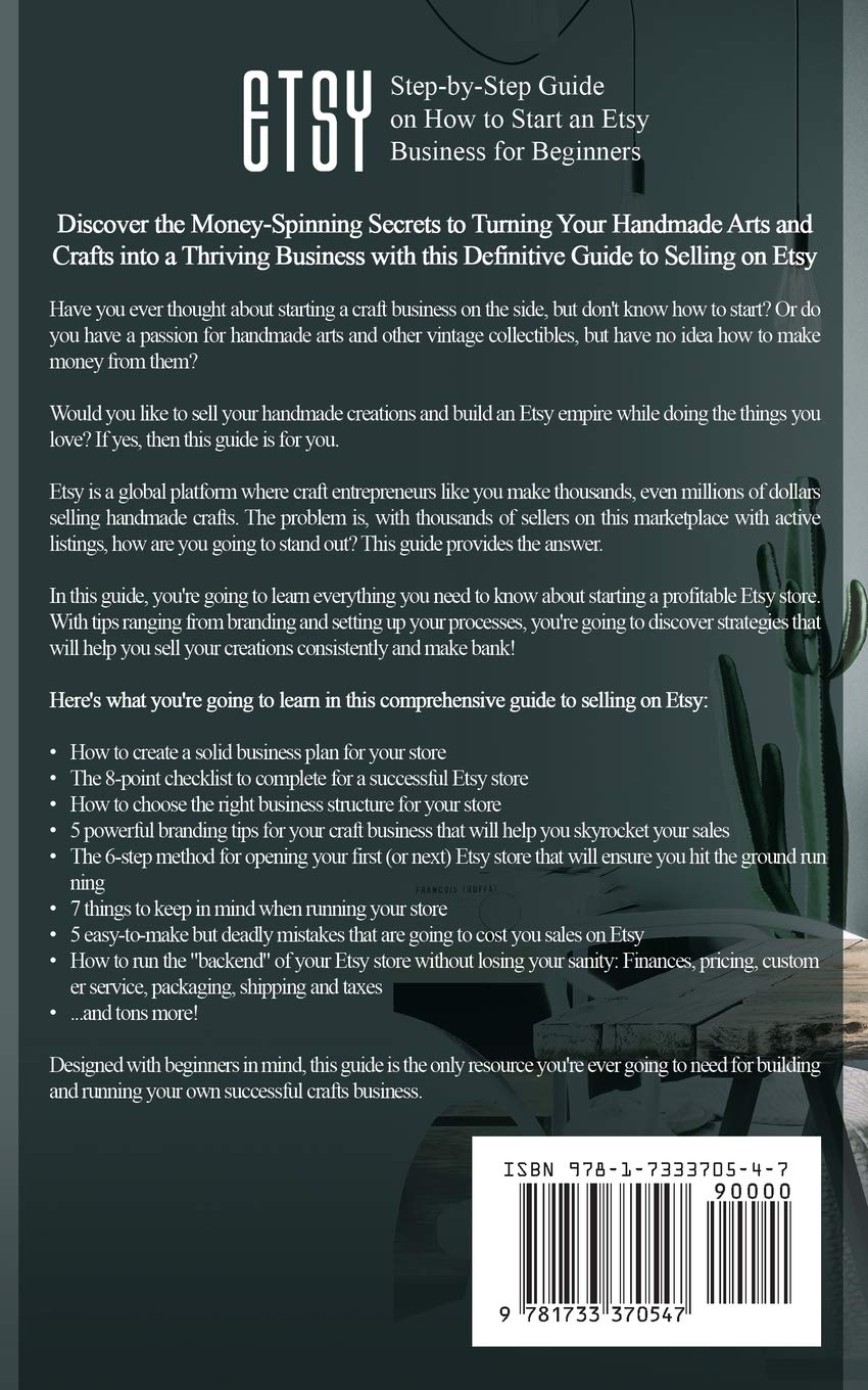 How To Start A Craft Business On Etsy - Etsy: Step-by-Step Guide on How to Start an Etsy Business for Beginners: Kent, Christopher: 9781733370547: Amazon.com: Books How To Start A Craft Business On Etsy - Etsy: Step-by-Step Guide on How to Start an Etsy Business for Beginners: Kent, Christopher: 9781733370547: Amazon.com: Books