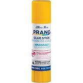 Prang Washable Glue Stick, Clear, .28 Oz., 12 Count | Ideal for crafts, school projects, paper bonding and DIY creations