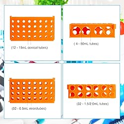 Barydat 8 Pcs 4 Way Test Tube Holder Rack for
