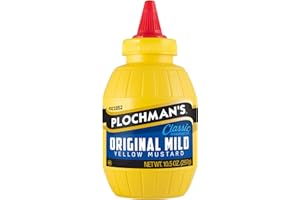 PLOCHMAN'S Plochman, Mild Yellow Mustard, 10.5 oz, Classic Squeeze Barrel