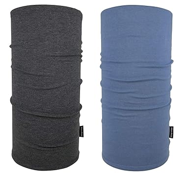 Hilltop Motorrad Halstuch, Multifunktionstuch, Schlauchtuch, Bandana, Schal - 100% Baumwolle