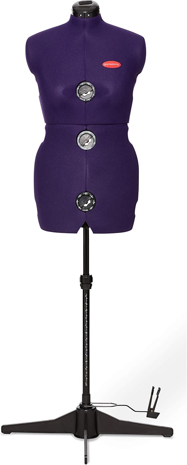 Prym Prymadonna M, 8-teilig Schneiderbüste, Metal, Lila, M