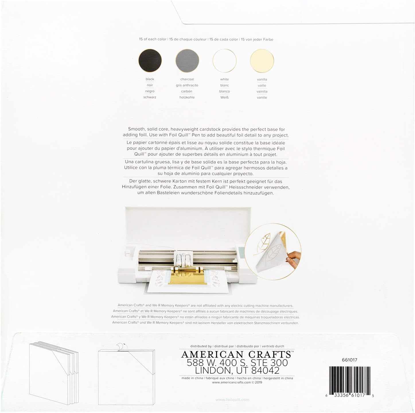 We R Memory Keepers - Caja de plástico (30,5 x 30,5 cm, 60 unidades): Amazon.es: Hogar