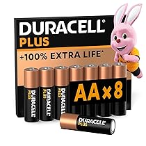 Duracell Batterie Plus AA (pacco da 8) – Pile Alcaline 1.5V – MN1500