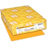 Neenah Astrobrights Premium Color Paper, 24 lb, 8.5 x 11 Inches, 500 Sheets, Galaxy Gold (22571)