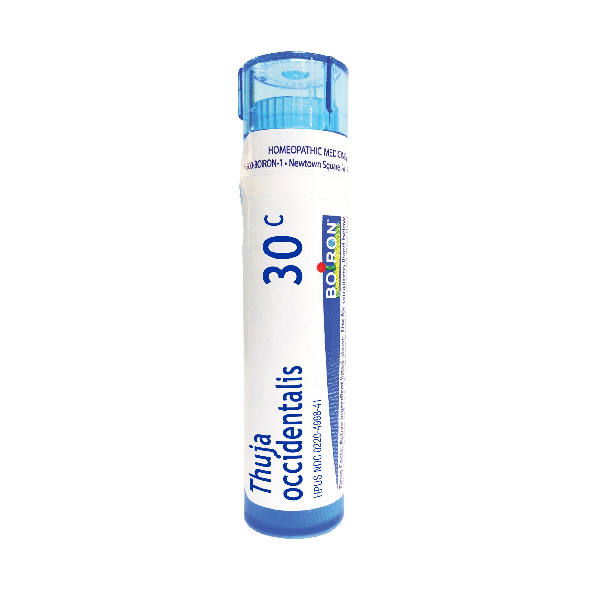 Boiron Thuja Occidentalis 30C 80 Pellets Wart Removal Medicine. Homeopathic Quickdissolving