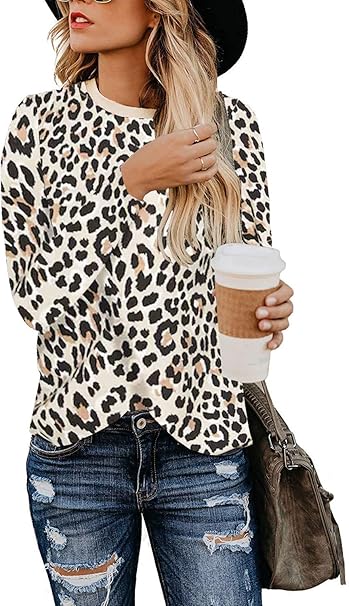 Tan Leopard Top